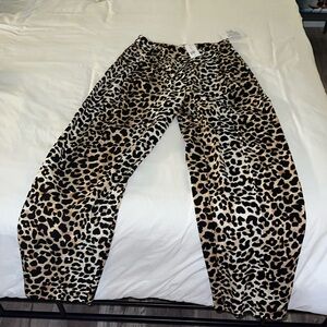 Brand new  top shop leopard print trousers